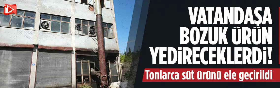 Ankara'da tonlarca bozuk ürün ele geçirildi