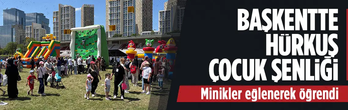 HÜRKUŞ Çocuk Şenliğine yoğun ilgi