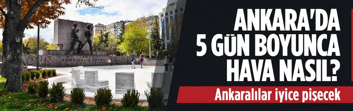 Ankara’da sıcaklık yükseliyor: Rüzgâr öğleden sonra artacak