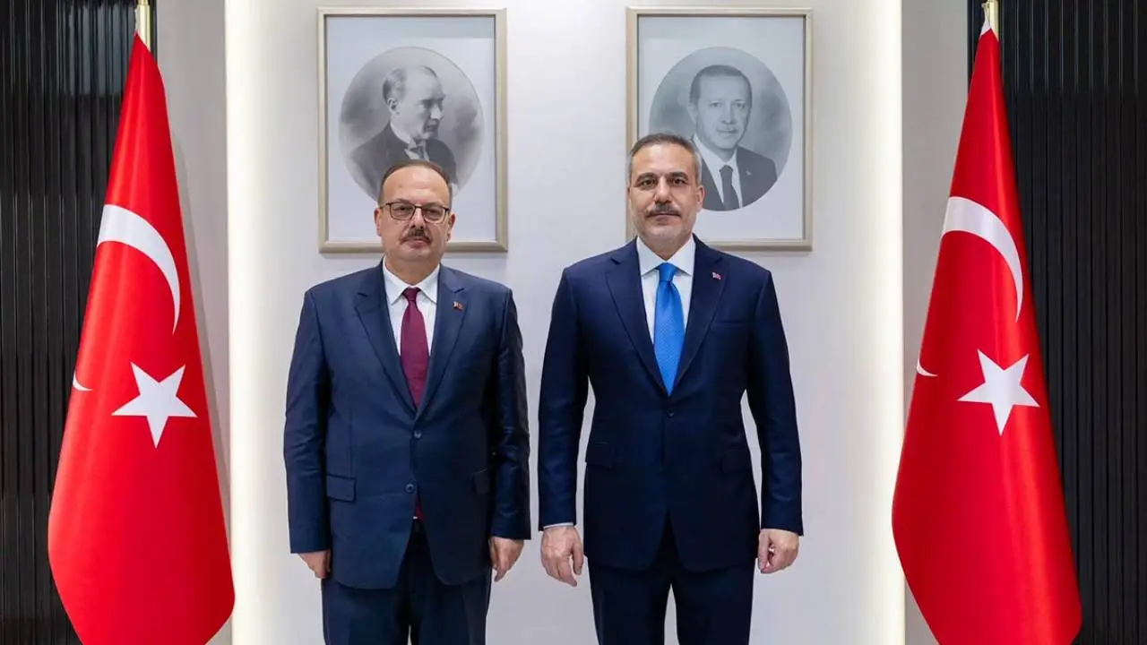 Bakan Fidan, Ankara Valisi Canbolat’ı makamında kabul etti