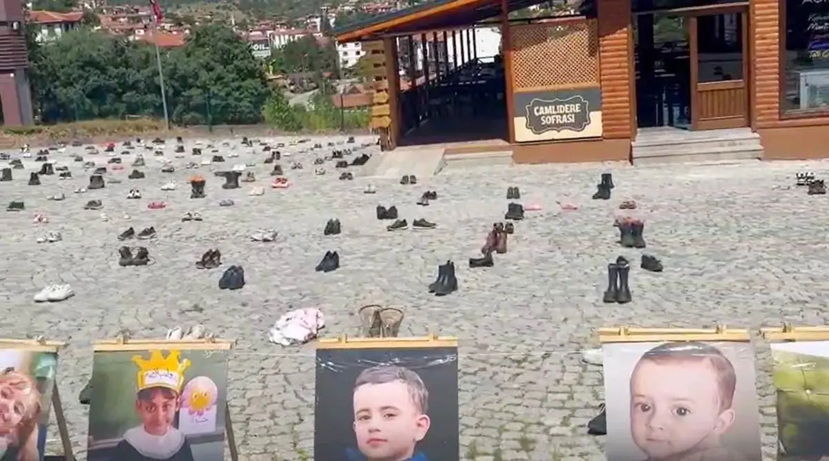 Çamlıdere’de Gazze için yardım sergisi ve program