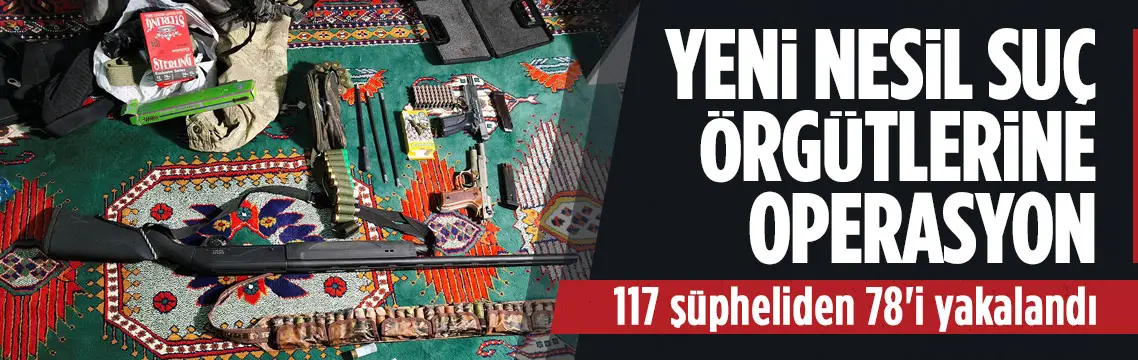 Ankara’da yeni nesil suç örgütü operasyonu: 78 gözaltı