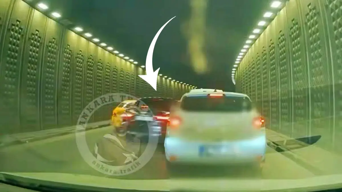Ankara Akay Alt Geçit’te zincirleme kaza: Çok sayıda araç hasar gördü