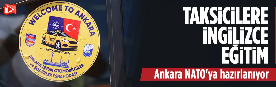 Ankara'da taksicilere İngilizce eğitimi...