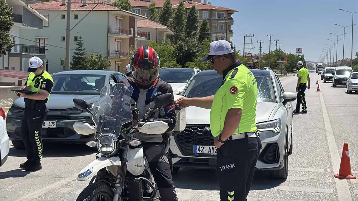 Konya-Ankara karayolunda NATO denetimi