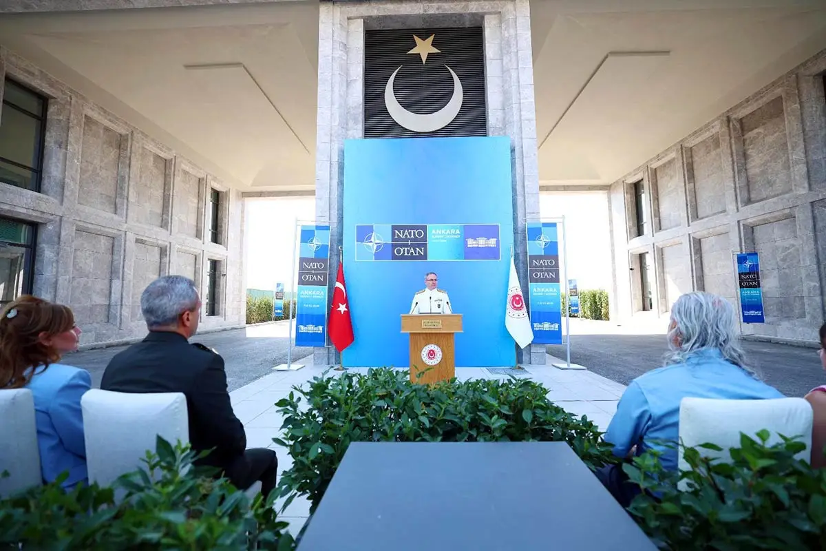 Milli Savunma Bakanlığı (MSB) Sözcüsü Tuğamiral Zeki Aktürk / Ay Yıldız Müşterek Karargâhı (ANKARA)