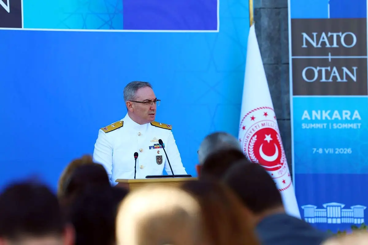 Milli Savunma Bakanlığı (MSB) Sözcüsü Tuğamiral Zeki Aktürk / Ay Yıldız Müşterek Karargâhı (ANKARA)