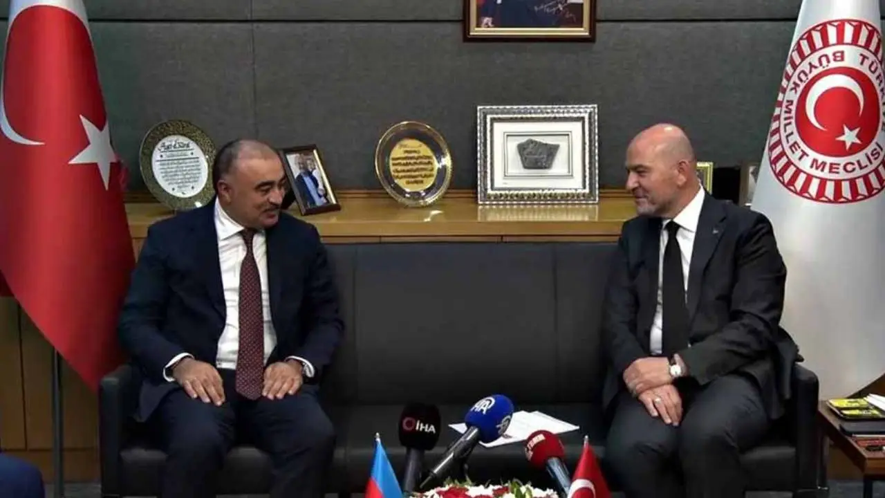 Azerbaycan Ankara Büyükelçisi Memmedov, Soylu ile görüştü