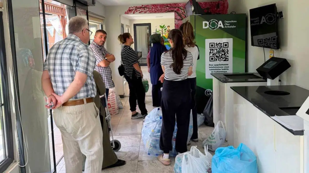 Kızılcahamam’da depozito iade sistemine yoğun ilgi