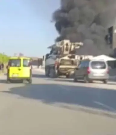 Şantiyede çıkan yangın söndürüldü