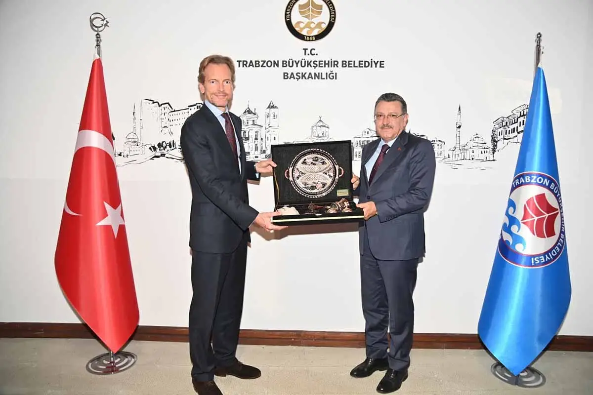 Belçika'nın Ankara Büyükelçisinden Trabzon'a ziyaret