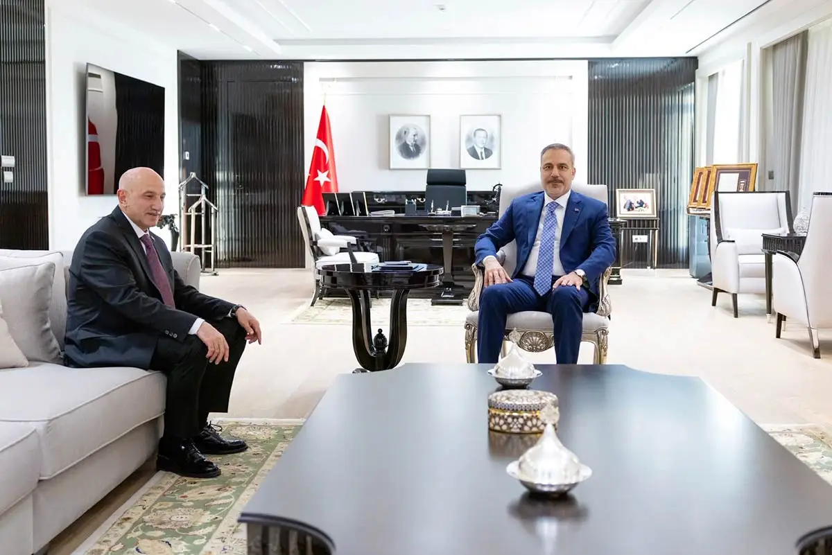 Bakan Fidan, Ankara İl Emniyet Müdürü Yüksek’i kabul etti