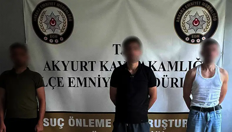 Akyurt'taki uyuşturucu operasyonunda gözaltılar var