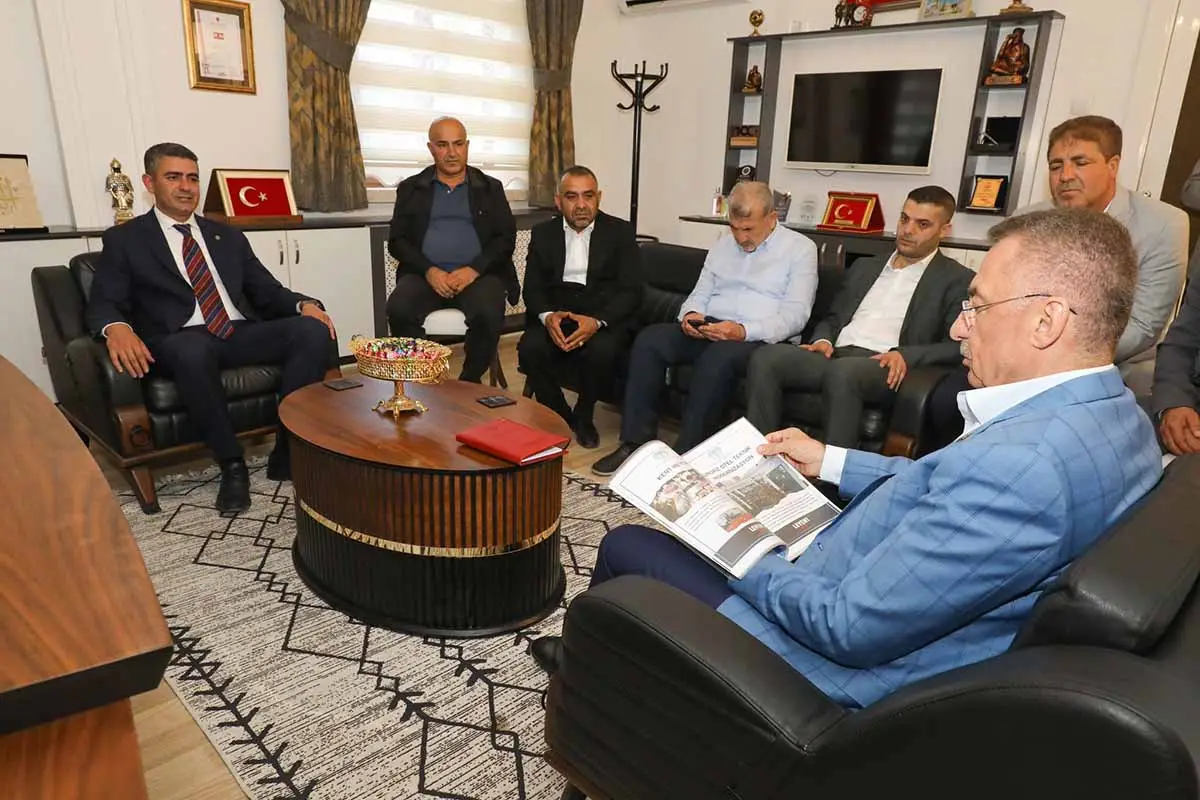 Fuat Oktay gün boyu Haymana'da ziyaretlerde bulundu
