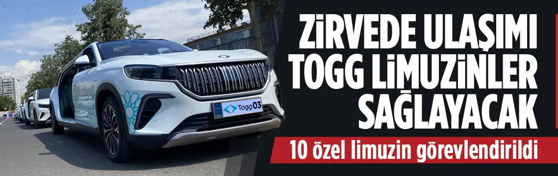 NATO Zirvesi’nde ulaşımı Togg limuzinler sağlayacak