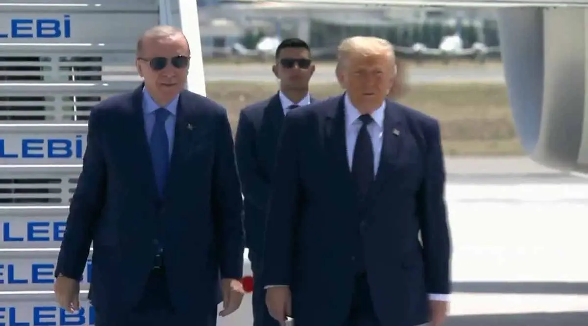 ABD Başkanı Donald Trump NATO Zirvesi için Ankara'da