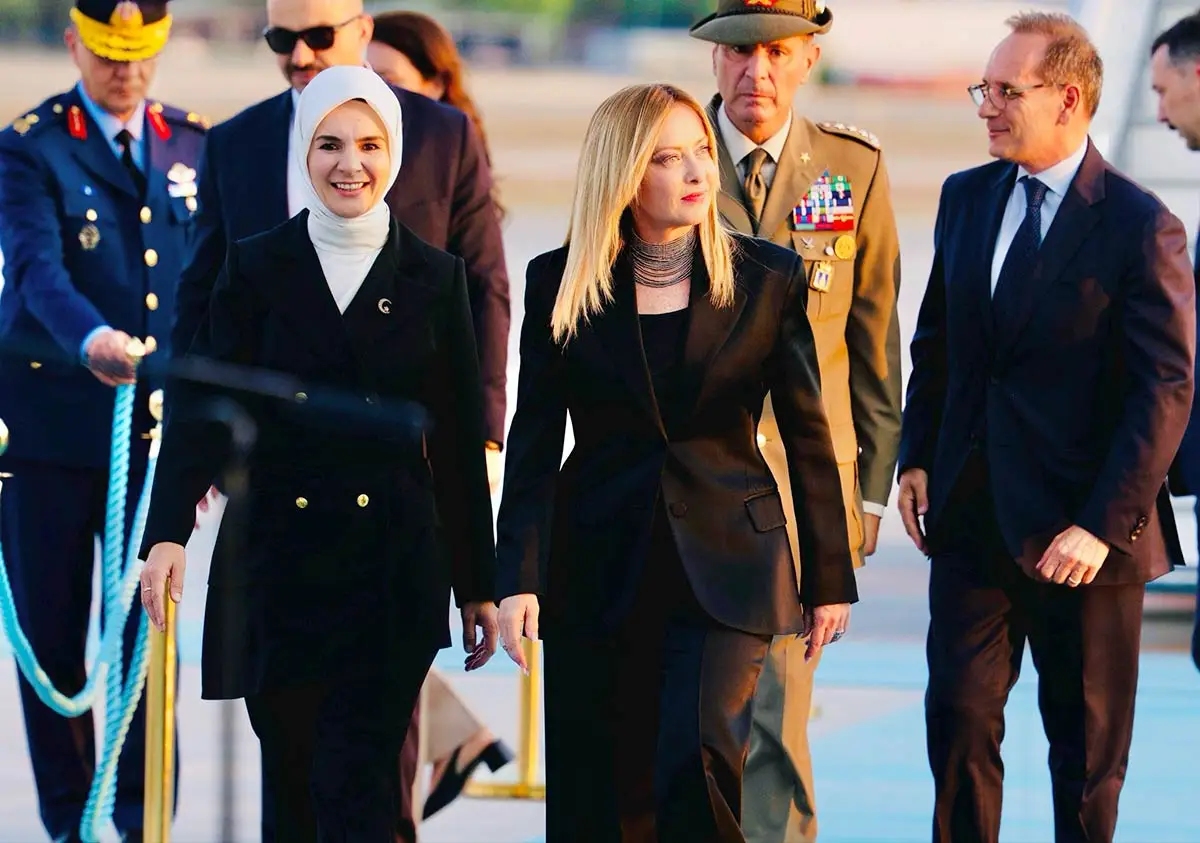 İtalya Başbakanı Meloni NATO Zirvesi için Ankara’da