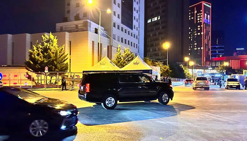 ABD Başkanı Trump Ankara’da konaklayacağı otele geçti