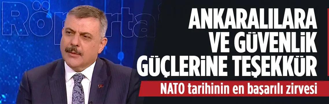İçişleri Bakanı Mustafa Çiftçi: NATO Zirvesi güvenlikle tamamlandı