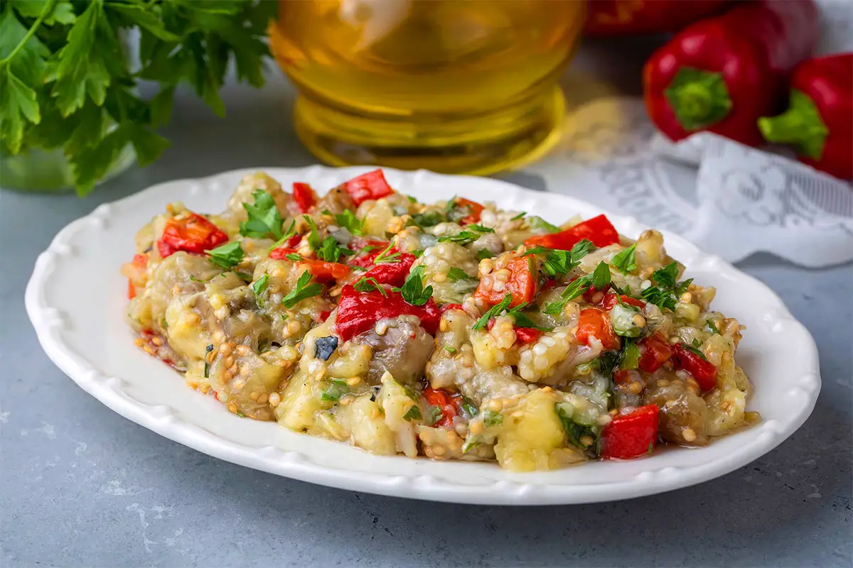 Patlıcan salatası