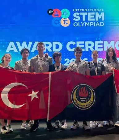 TED Ankara Koleji öğrencilerinden derece