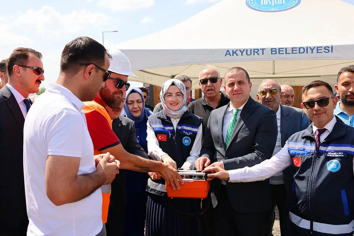 Akyurt’ta etüt merkezi ve otopark için temel atıldı