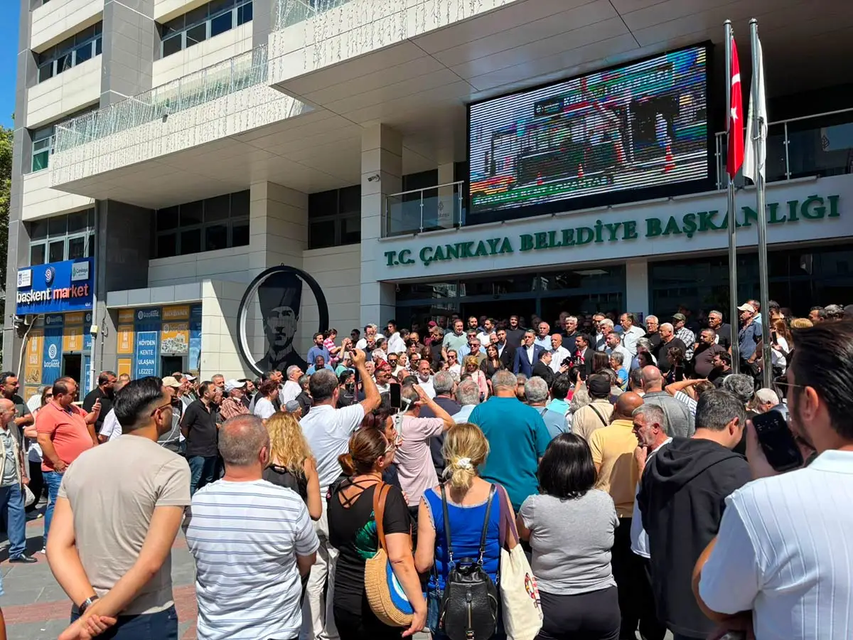 Çankaya Belediyesinde operasyon sonrası hareketlilik