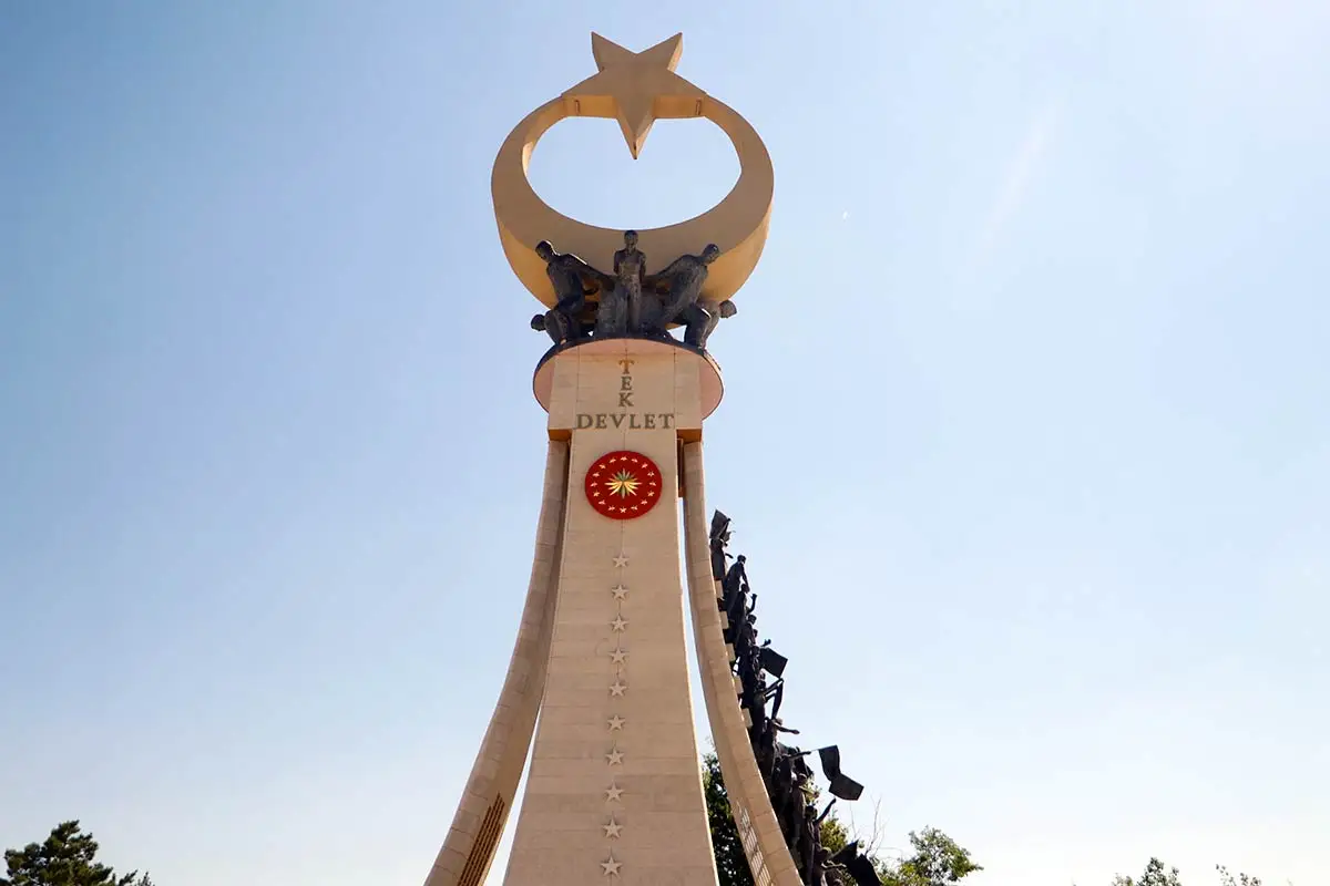 Cumhurbaşkanlığı Külliyesi 15 Temmuz Şehitler Anıtı