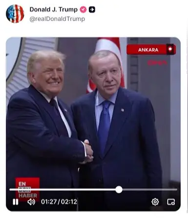 Trump’tan Ankara’daki NATO Zirvesi için paylaşım