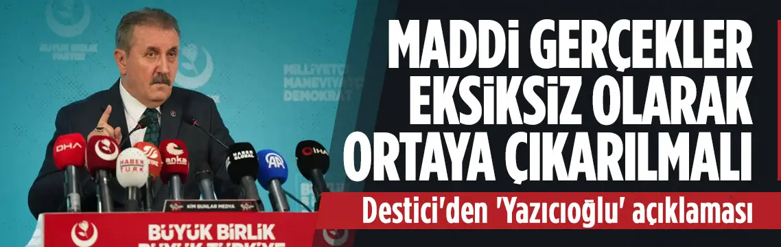 Destici: 29 şüpheli için gözaltı kararı çıkarıldı