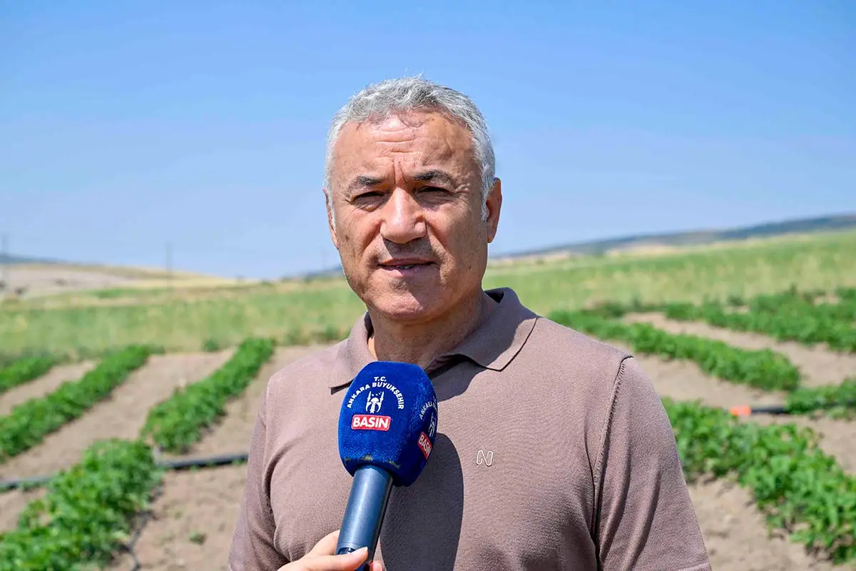 Ankara Büyükşehir Belediyesi Kırsal Hizmetler Daire Başkanlığı Bitkisel Üretim Şube Müdürü Niyazi Zobu