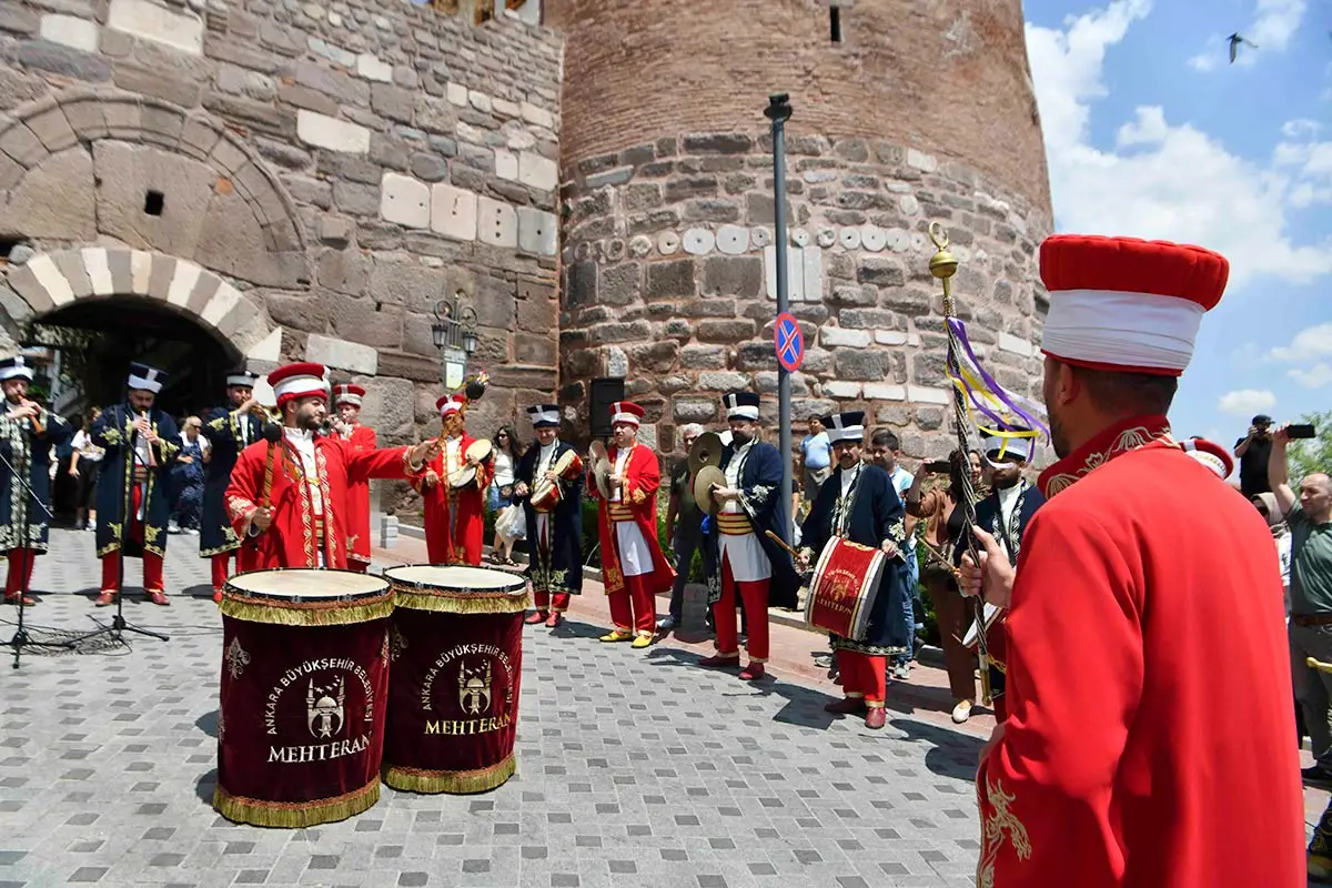 Ankara Kalesi ve Ulus’ta yaz boyu mehter coşkusu