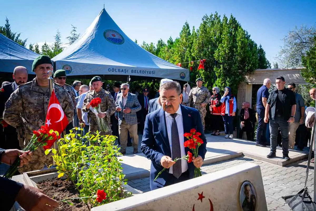 Gölbaşı'nda şehitler yad edildi