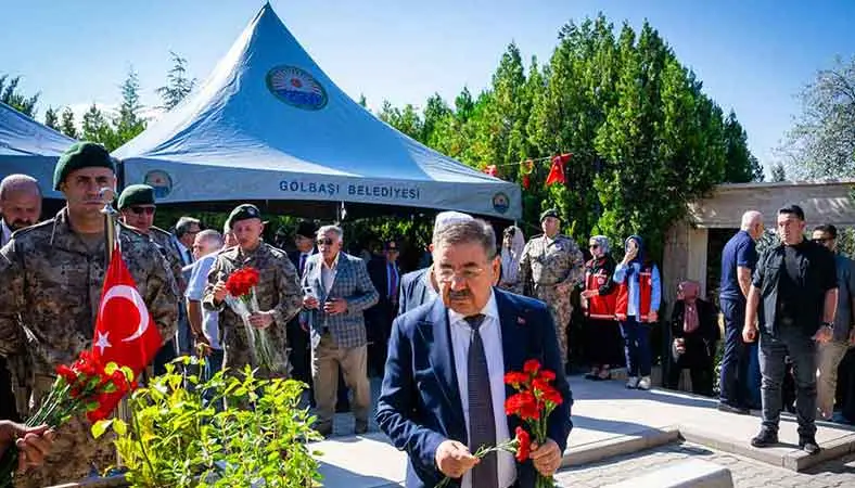 Gölbaşı'nda şehitler yad edildi