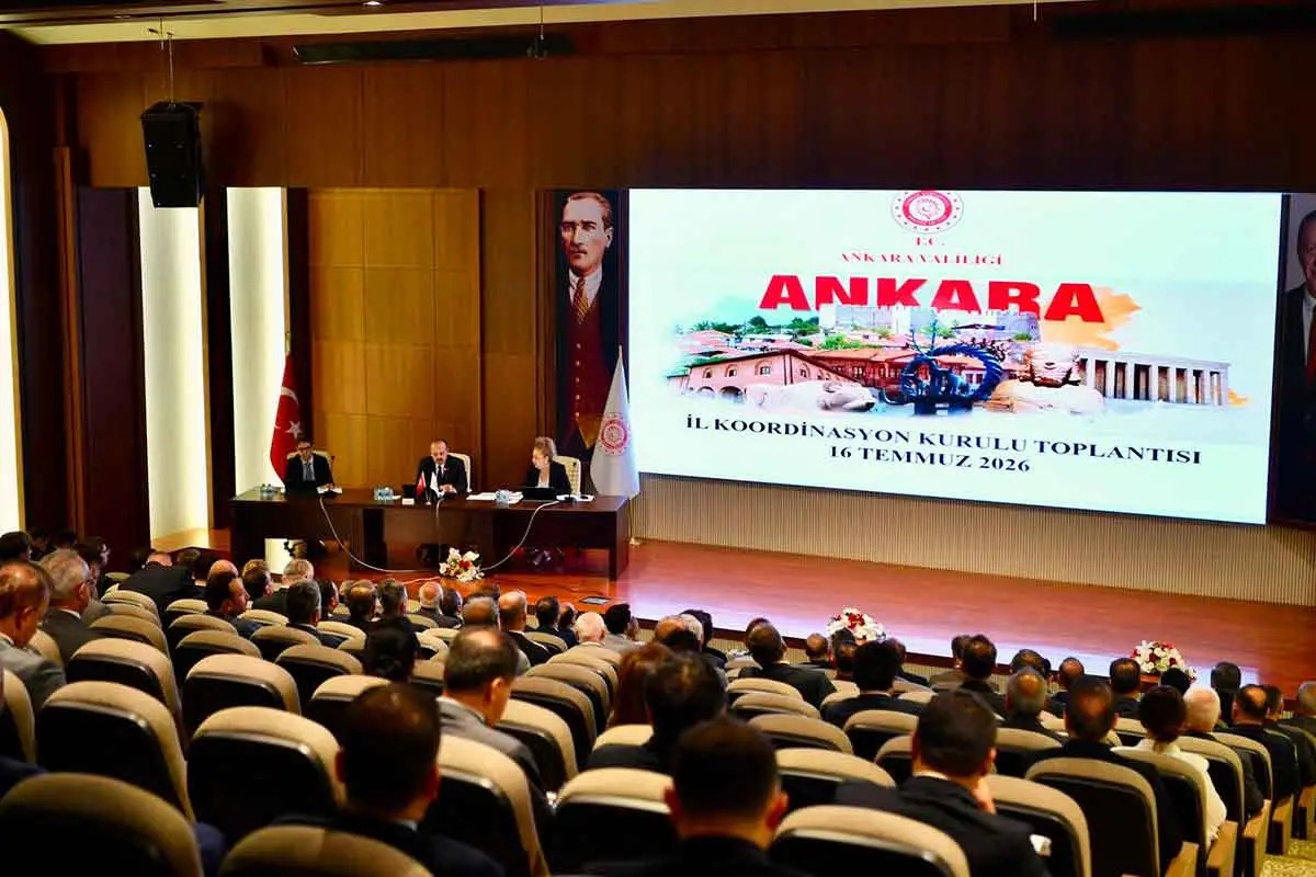 Ankara İl Koordinasyon Kurulu üçüncü toplantısını yaptı