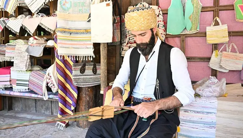 Hemşin çorabı Altınköy Açık Hava Müzesi’nde tanıtılıyor