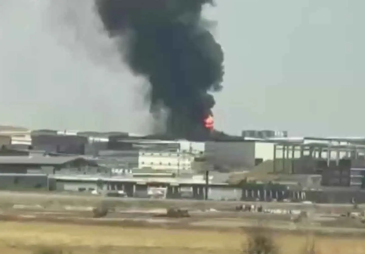 Başkentte fabrika yangını... Ekipler hızla müdahale etti...