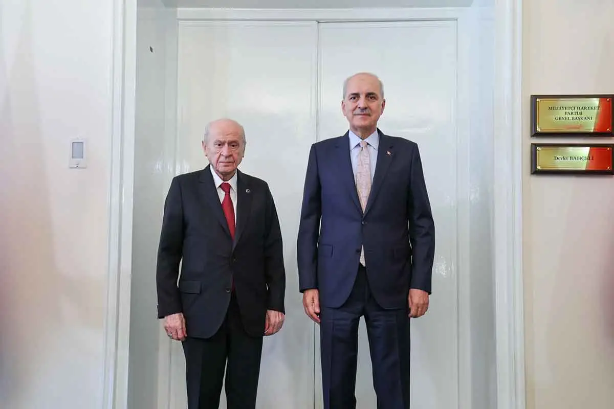 Ankara'da dikkat çeken Kurtulmuş-Bahçeli görüşmesi