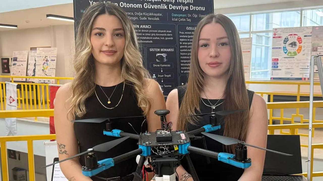 Başkentli öğrencilerden yüz tanımalı güvenlik dronu