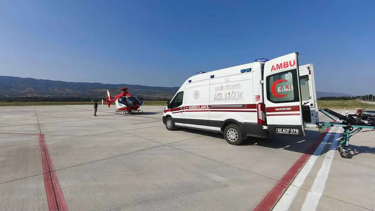 Kafa travması geçiren çocuk Ankara'ya sevk edildi