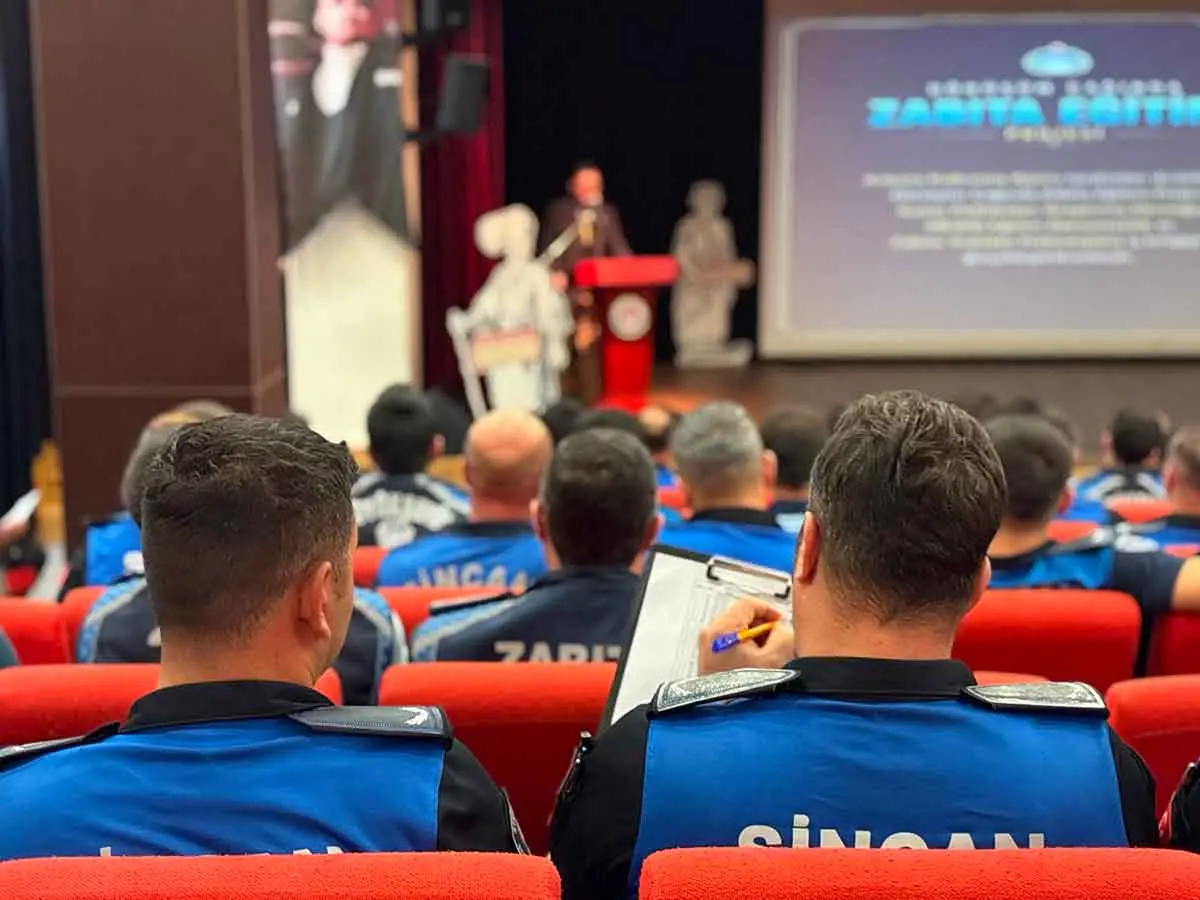 Zabıtalara 3 günlük eğitim programı...