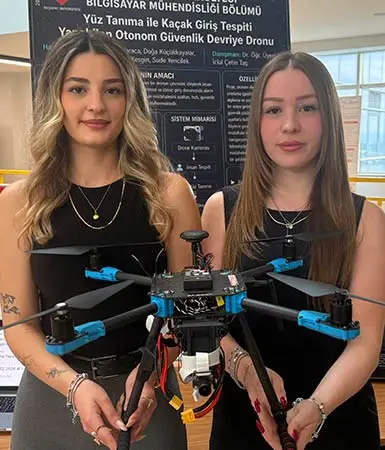 Başkentli öğrencilerden yüz tanımalı güvenlik dronu