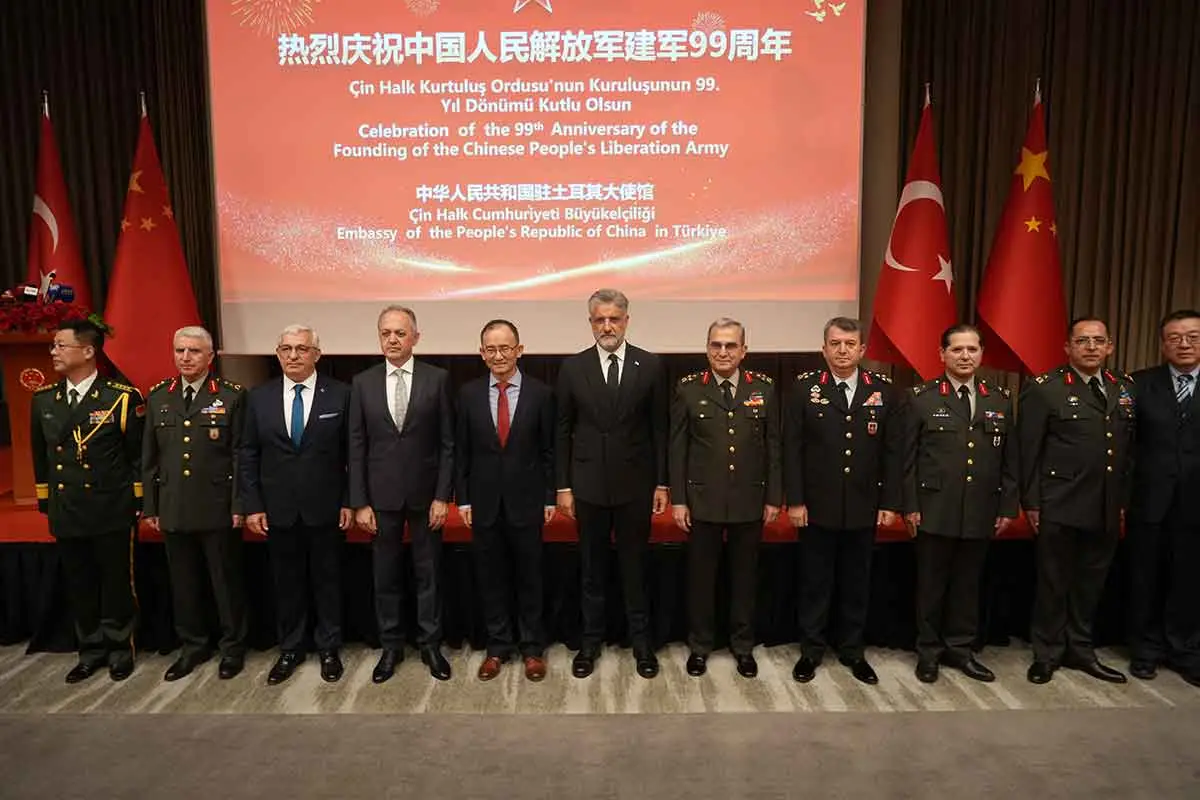 Ankara'da Çin Halk Ordusu'nun kuruluşu kutlandı