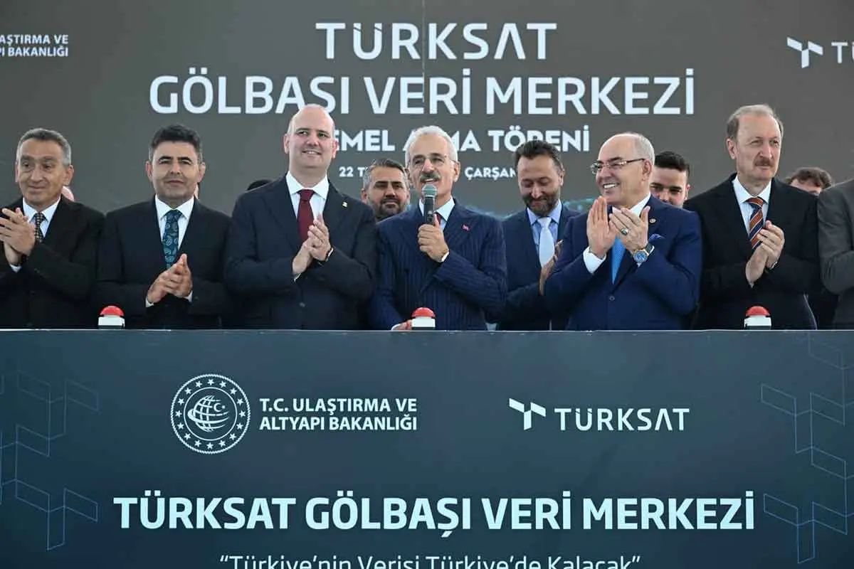 Gölbaşı'nda Türkiye'nin yeni veri merkezi için temel atıldı