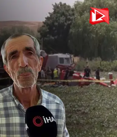 Helikopter kazasına tanık oldu