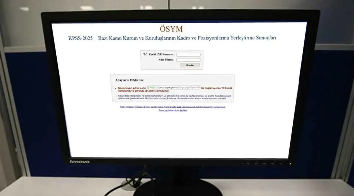 KPSS yerleştirme sonuçları açıklandı