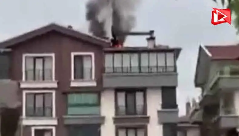 Mamak'ta yangın paniği yaşandı...