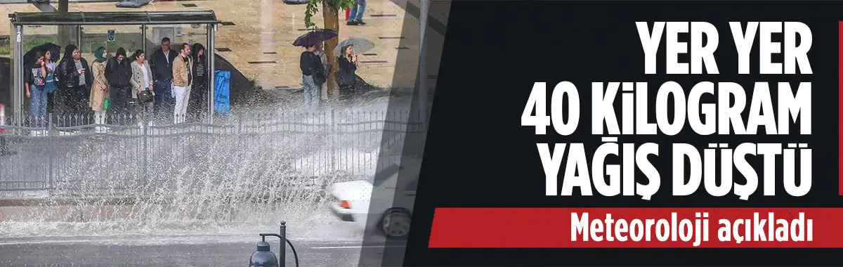 Başkentte yer yer metrekareye 40 kilogram yağış düştü