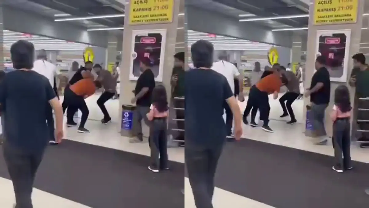 Ankara’da AVM’de sıra kavgası paniğe neden oldu