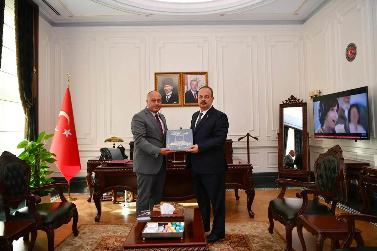 BİK Ankara Müdürü Çelik’ten Vali Canbolat’a ziyaret